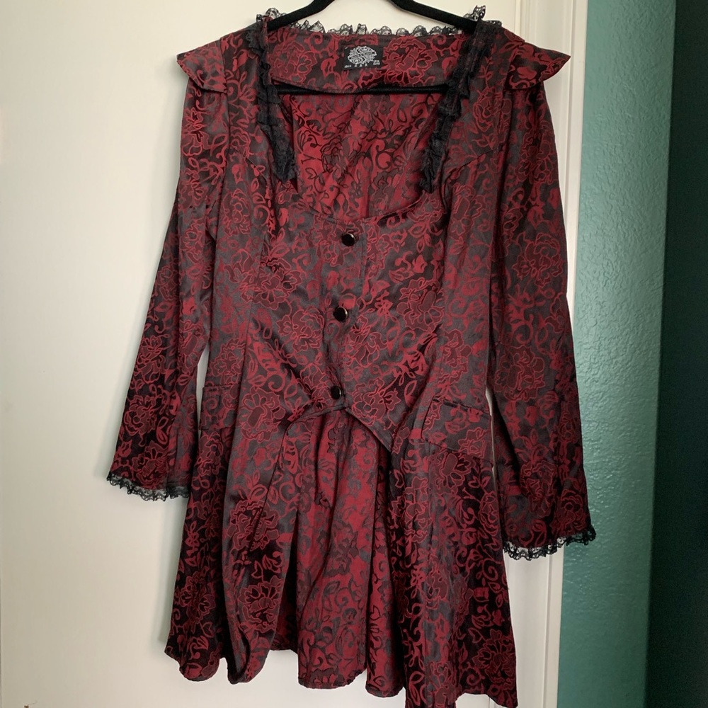 Hearts and Roses corseted jacket